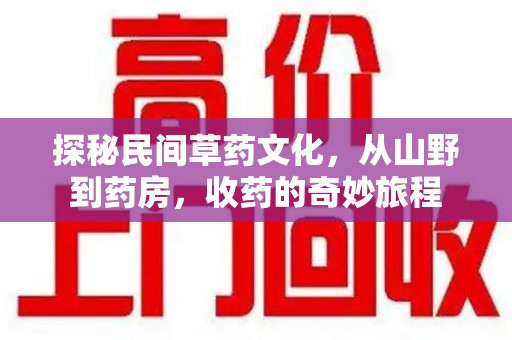 岳阳探秘民间草药文化，从山野到药房，收药的奇妙旅程